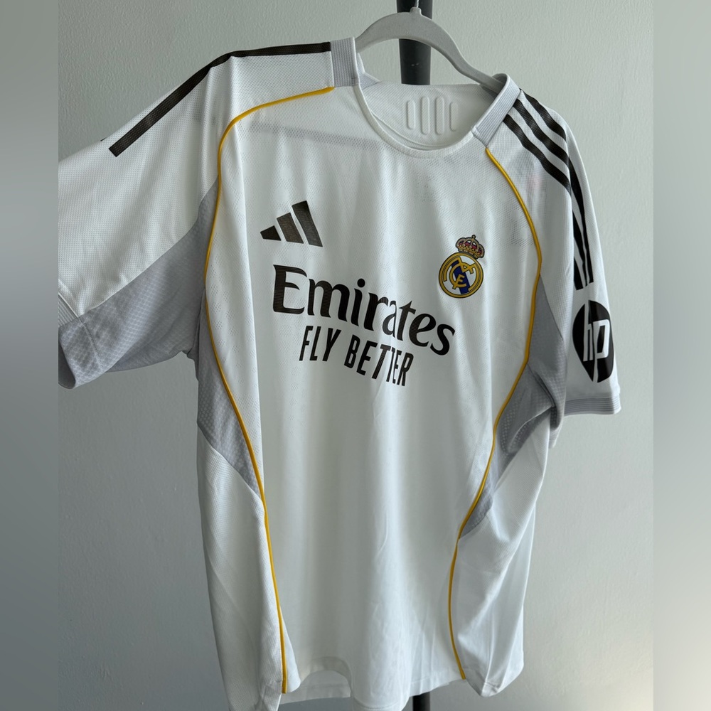 Adidas Real Madrid 2025/26 Authentic Home Jersey Player version 2XL White Soccer